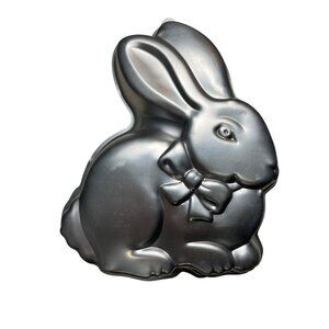 Vintage 1986 Wilton Cottontail Bunny Cake Pan With Instructions 110d
